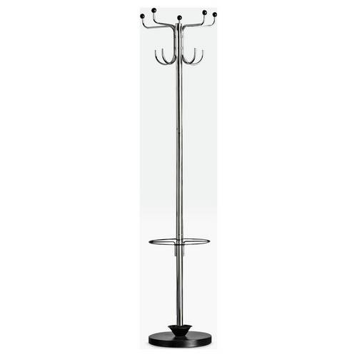 Buy Argos Home Coat, Hat and Umbrella Stand Black and Chrome Coat hooks and stands Argos