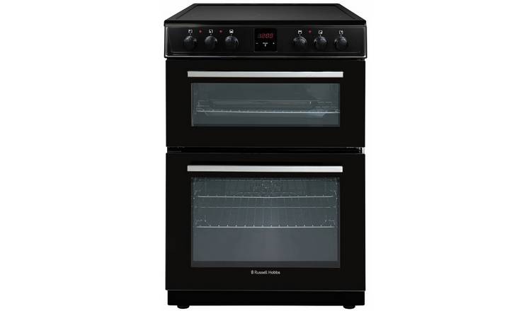 Russell Hobbs RH60EDOEH6011B 60cm Double Oven Electric Cooker - Black