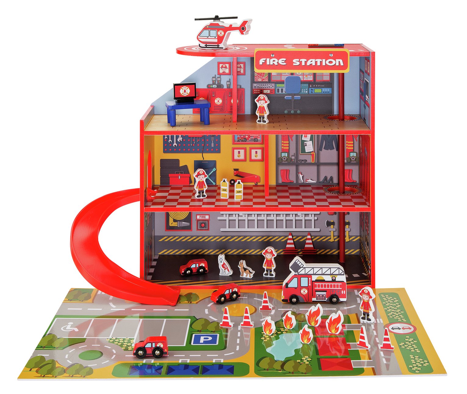Chad Valley Large Wooden Firehouse Review