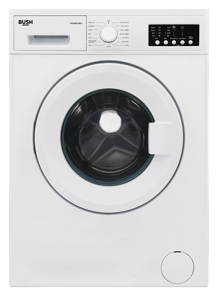 Bush WMNB912EW 9KG 1200 Spin Washing Machine Review