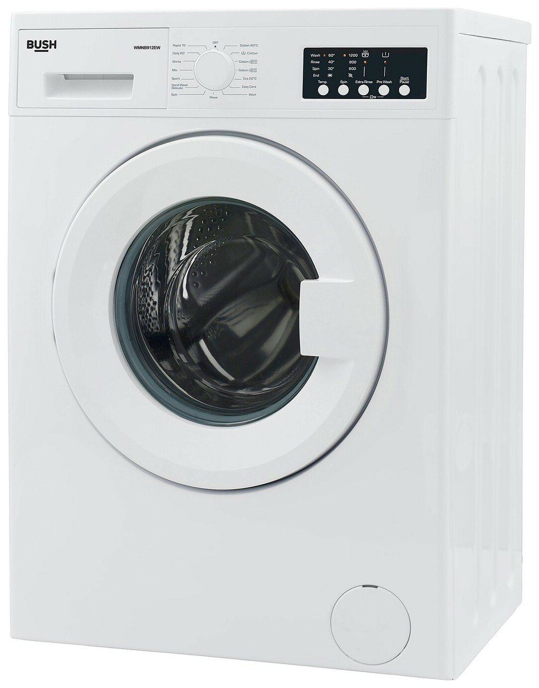 Bush WMNB912EW 9KG 1200 Spin Washing Machine Review