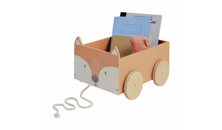 Great Little Trading Company Fox Book Cart - Orange
