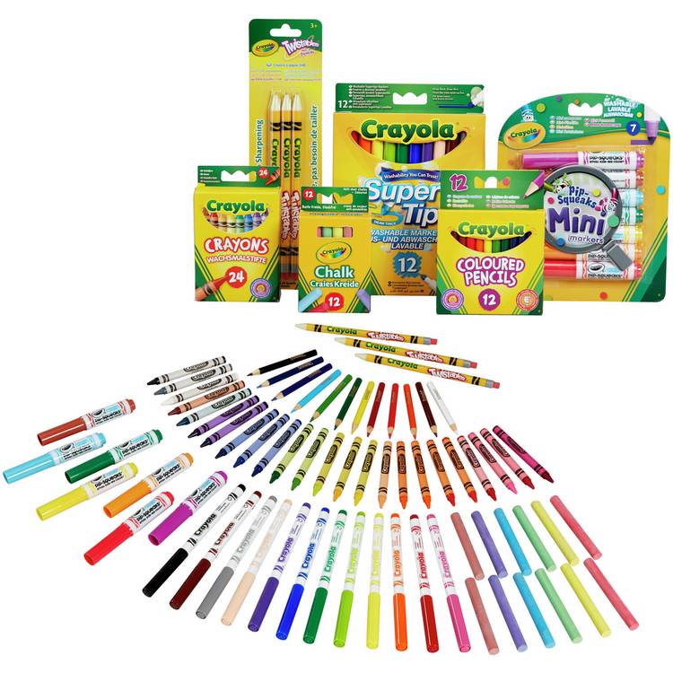 Crayola 70 Piece Stationery Set 0
