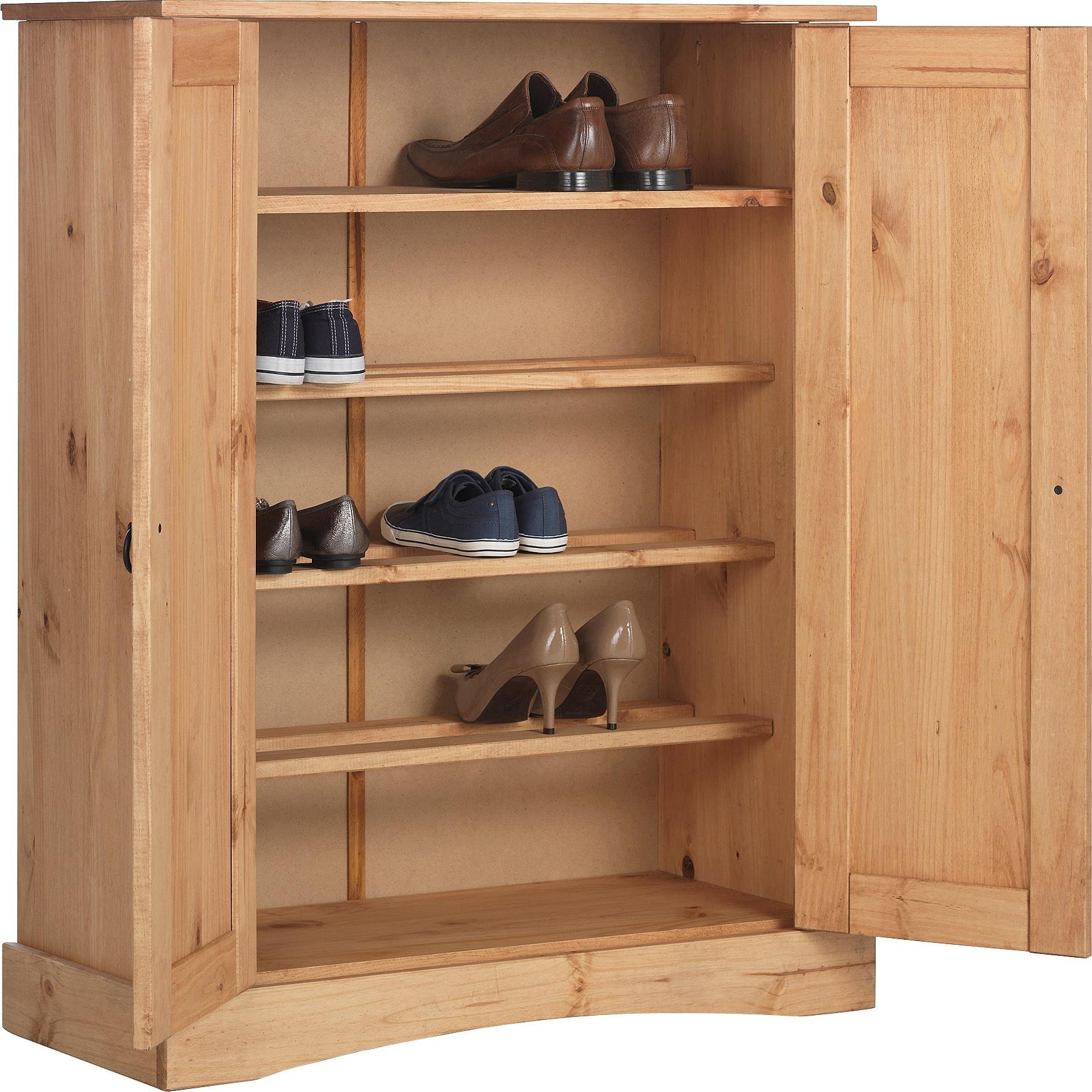Argos Home Puerto Rico Shoe Storage Cabinet - Antique Pine