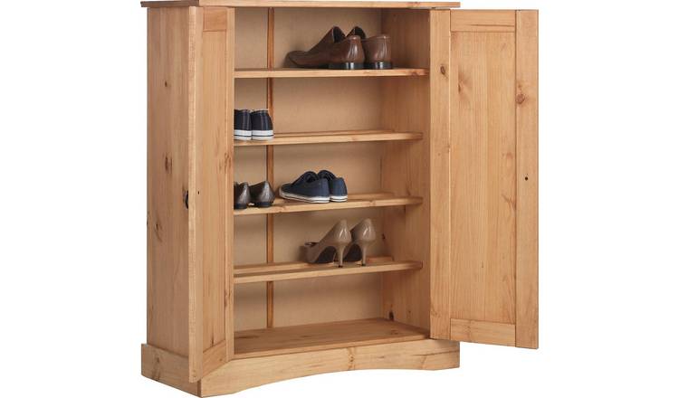 Buy Argos Home Puerto Rico Shoe Storage Cabinet Antique Pine
