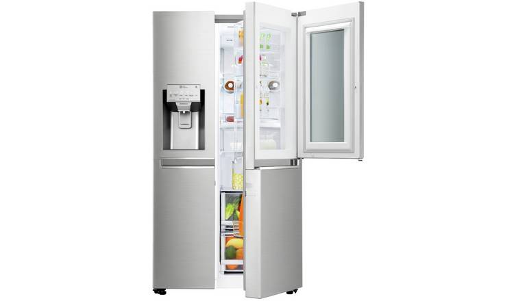 Buy Lg Gsx960nsvz American Fridge Freezer Stainless Steel Fridge Freezers Argos