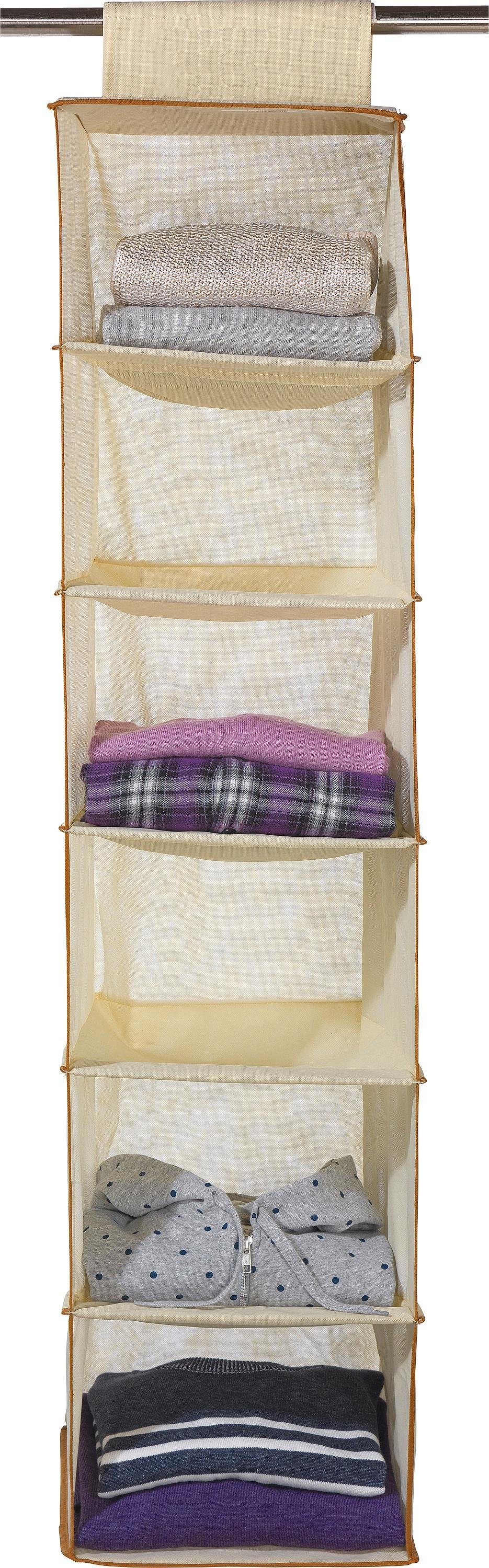 Argos Home 6 Shelf Hanging Storage Unit with Edging - Cream