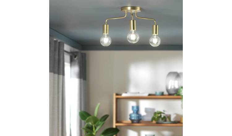 Argos gold 2024 ceiling lights