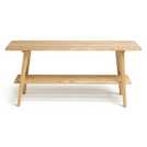 Buy Habitat Swen 1 Shelf Shoe Bench - Oak | Shoe storage | Argos