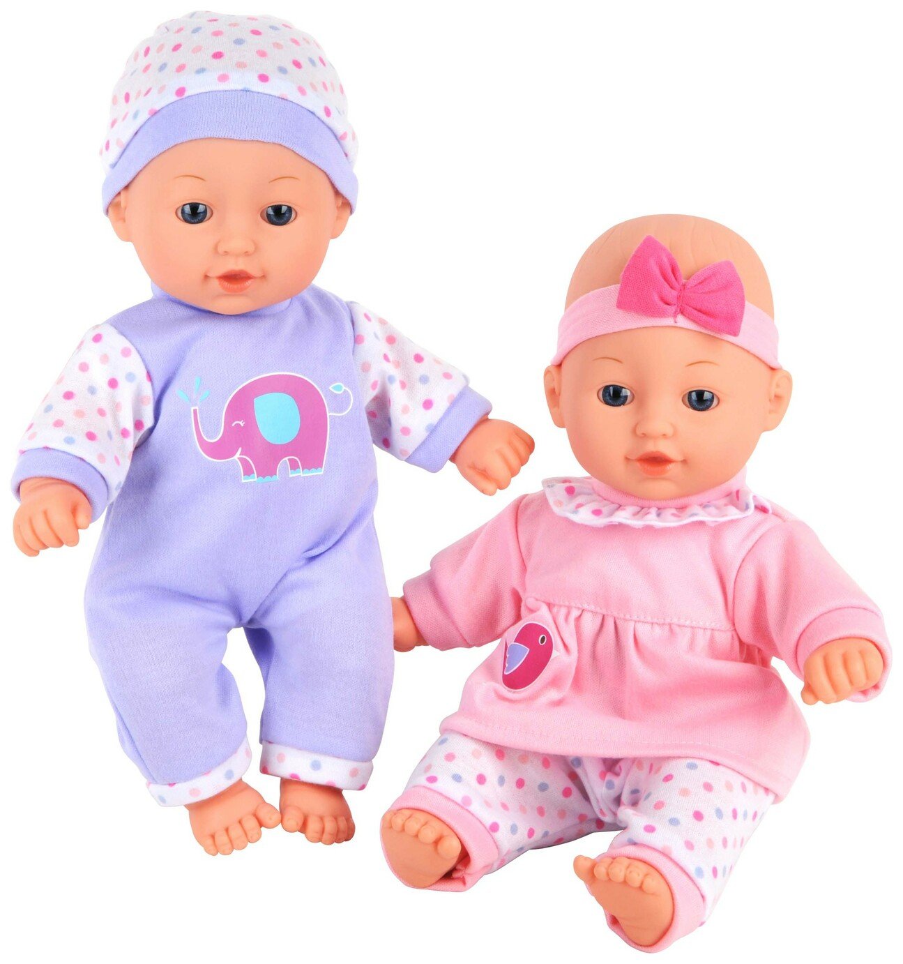Chad Valley Babies to Love ensemble poupée bébé 33 cm biberon