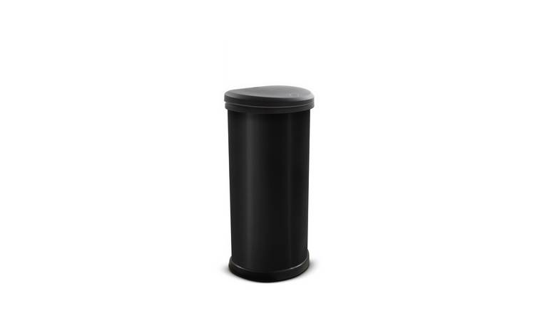 Buy Curver 40 Litre Deco Touch Top Kitchen Bin Black Kitchen bins