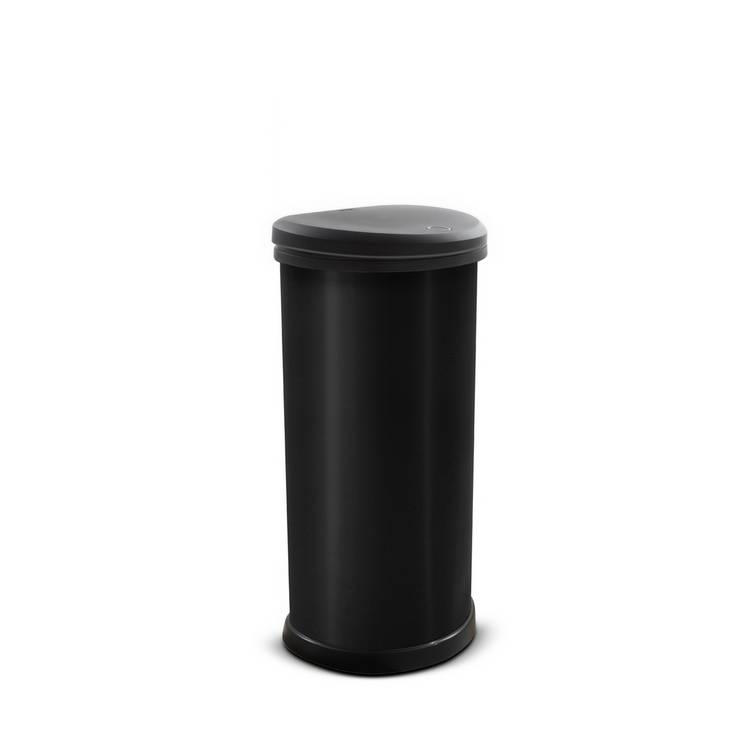 Curver 40 Litre Deco Touch Top Kitchen Bin - Black 0