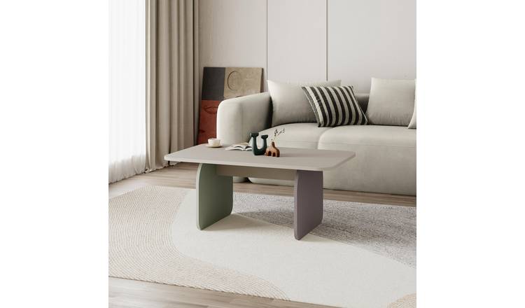 Decortie Pietra Particleboard Coffee Table - Sand