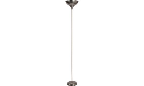 Brushed Chrome Torchiere Uplighter Floor Lamp by Ghana Ubuy