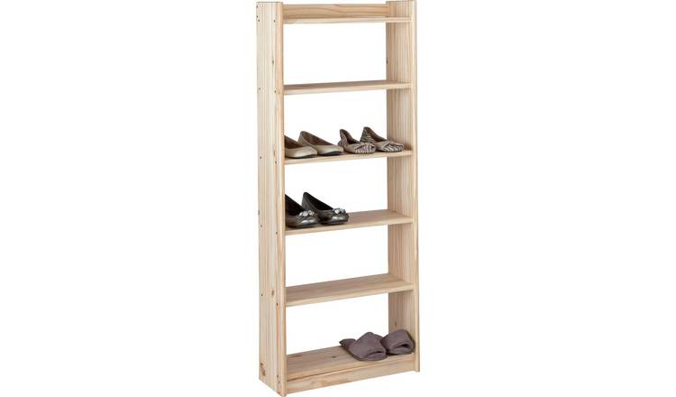 Buy Argos Home Unfinished 6 Shelf Solid Pine Storage Unit