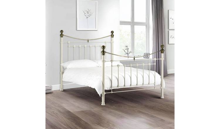 Julian Bowen Victoria Kingsize Bedframe - White