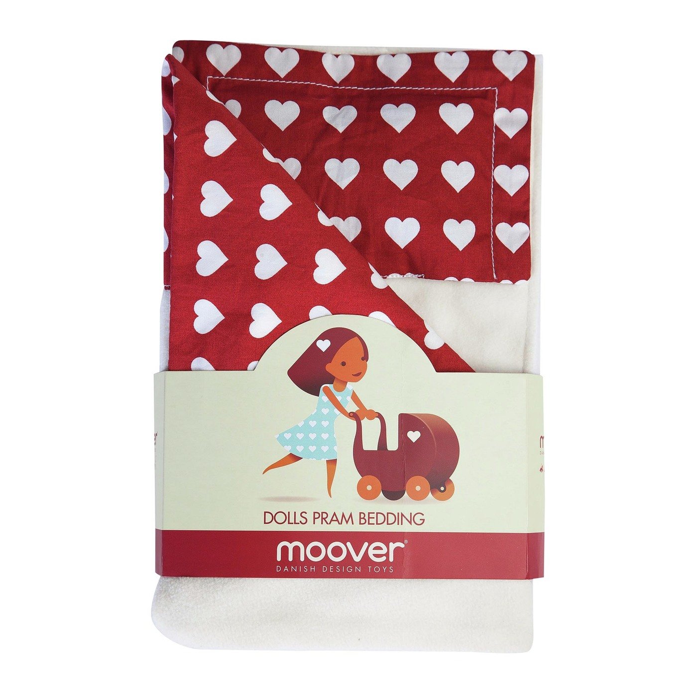 Buy Moover Toy Pram Bedding Set - Red 