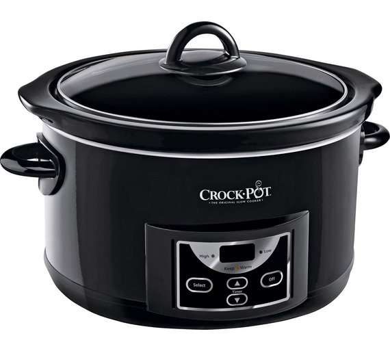 Buy Crock-Pot SCCPRC507B-060 4.7L Countdown Slow Cooker - Black at ...
