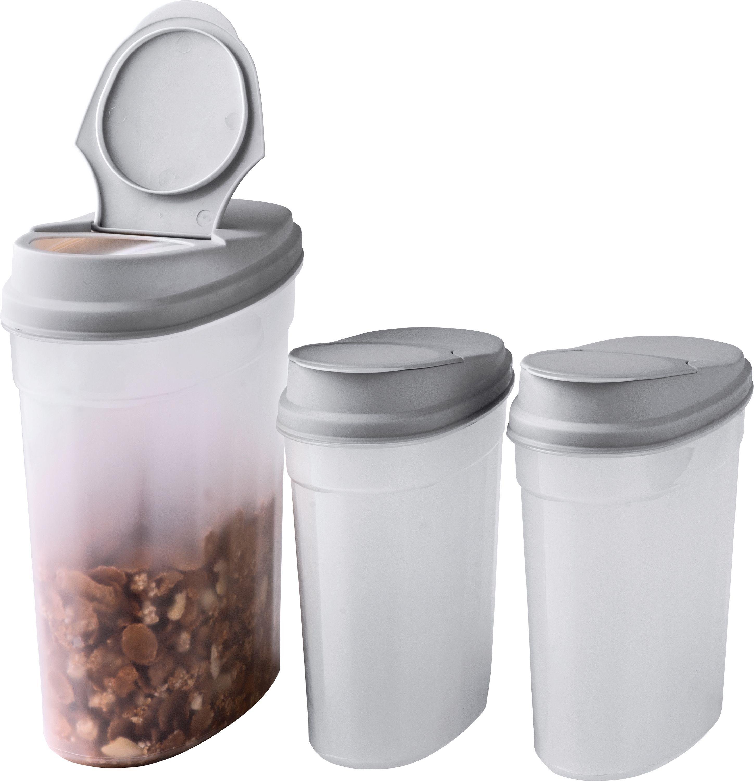 HOME Plastic Cereal Containers Pack of 3 Review