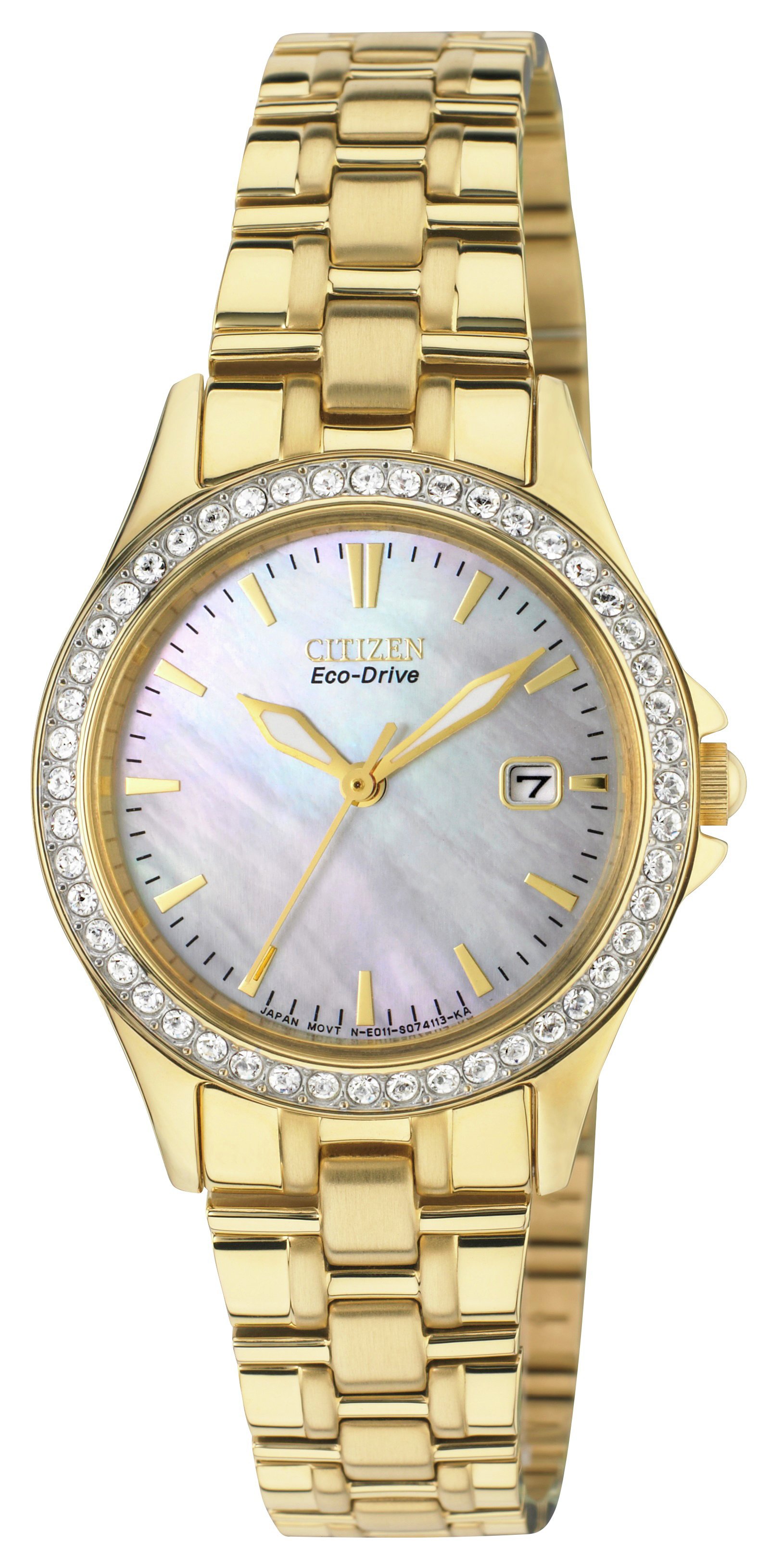 citizen eco drive ladies watch gold