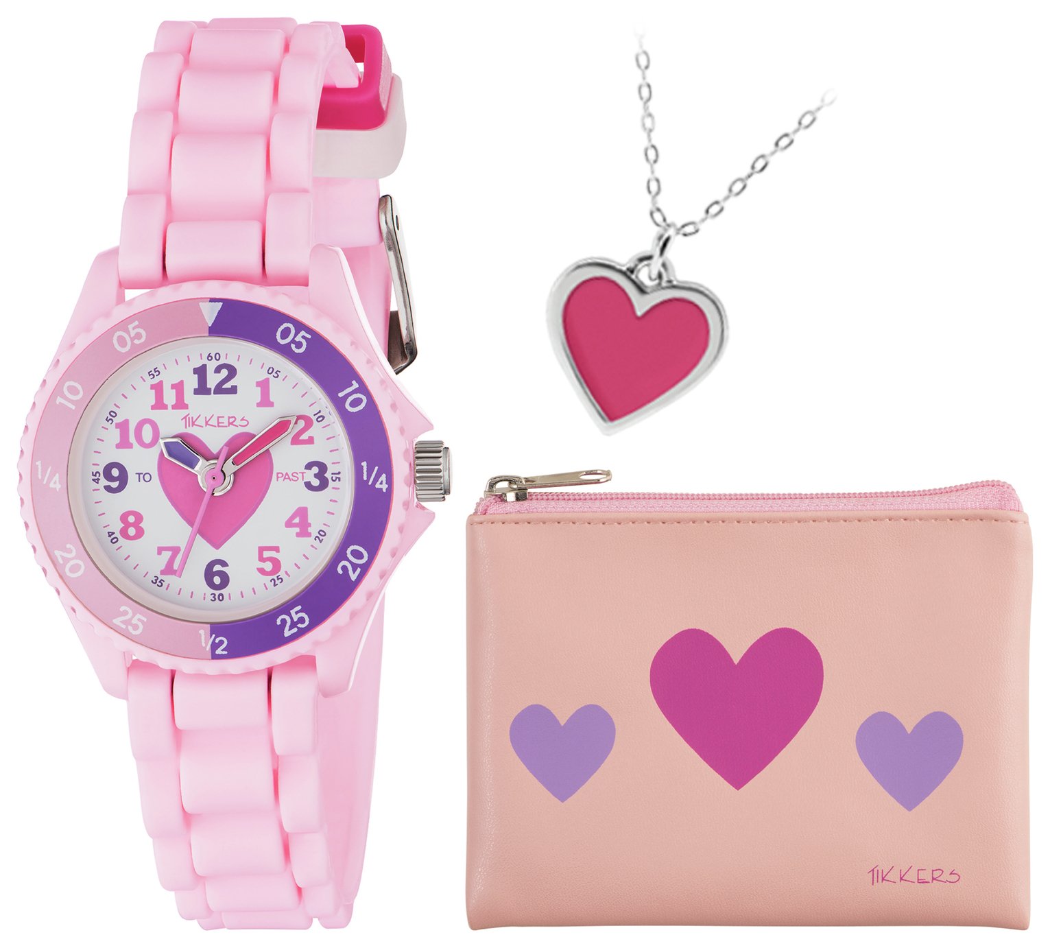 Tikkers Pink Time Teacher Watch Set