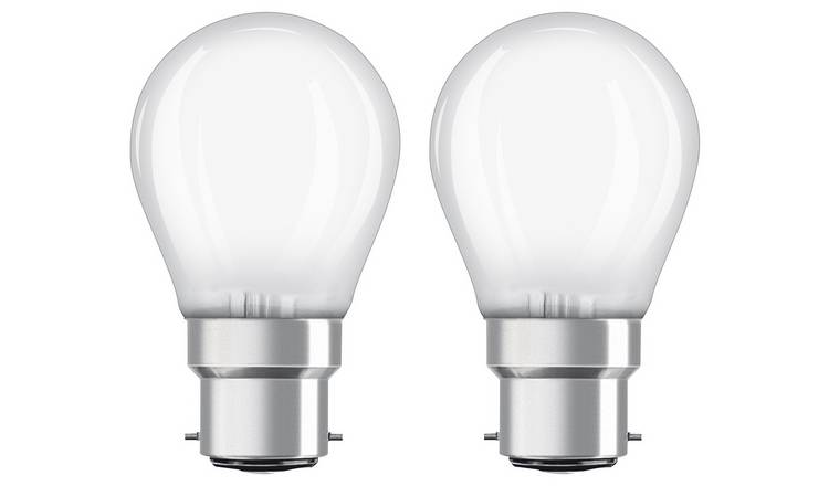 Osram 5W LED Classic BC Globe Bulb - Twin Pack