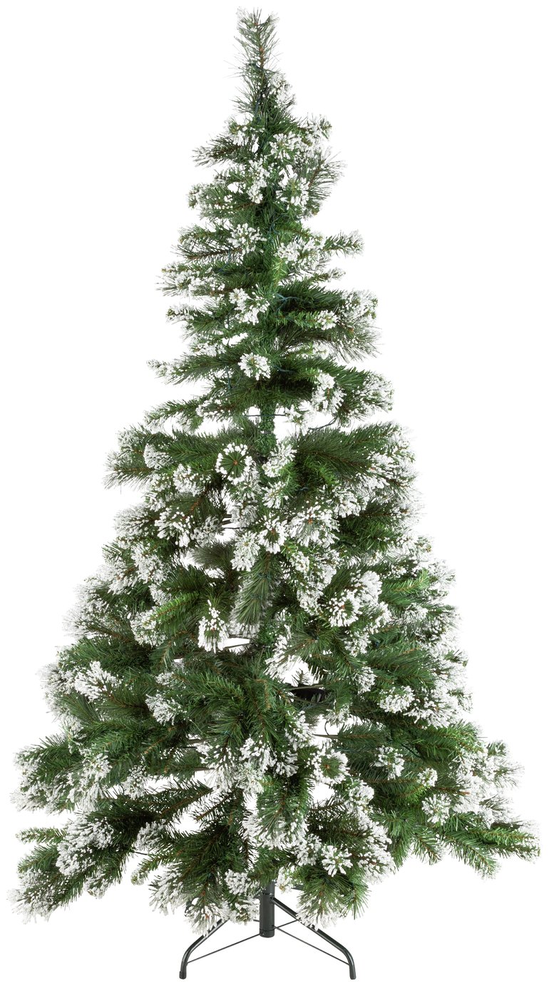 Heart of House - 6ft Pre-Lit Snow Tipped Christmas Tree Reviews