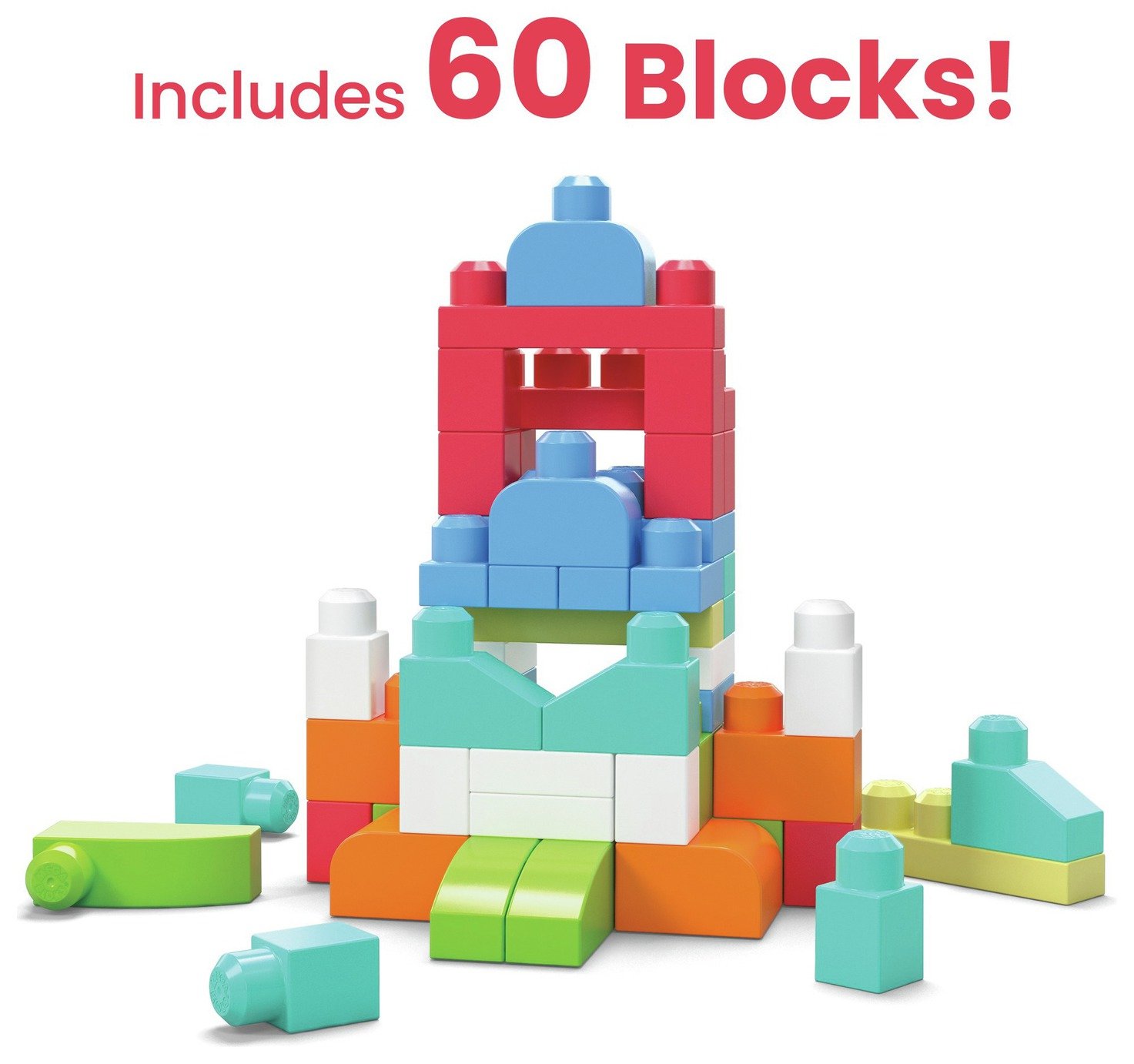 Mega Bloks 60 Piece First Builders Big Building Bag Review