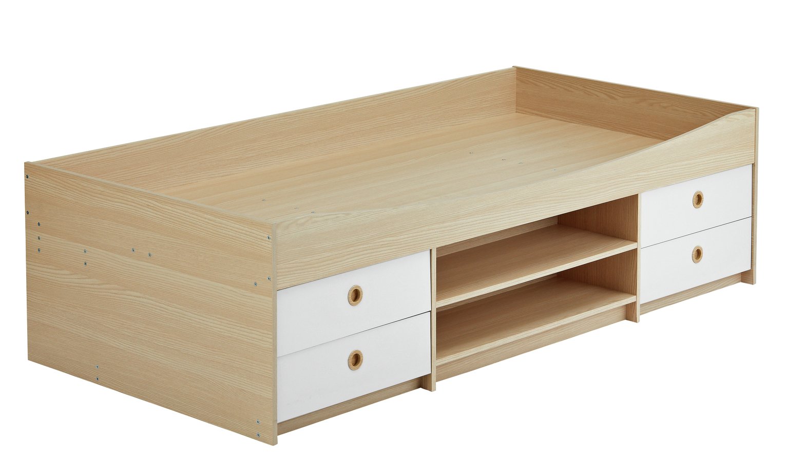 Argos Home Camden White & Acacia Cabin Bed Reviews