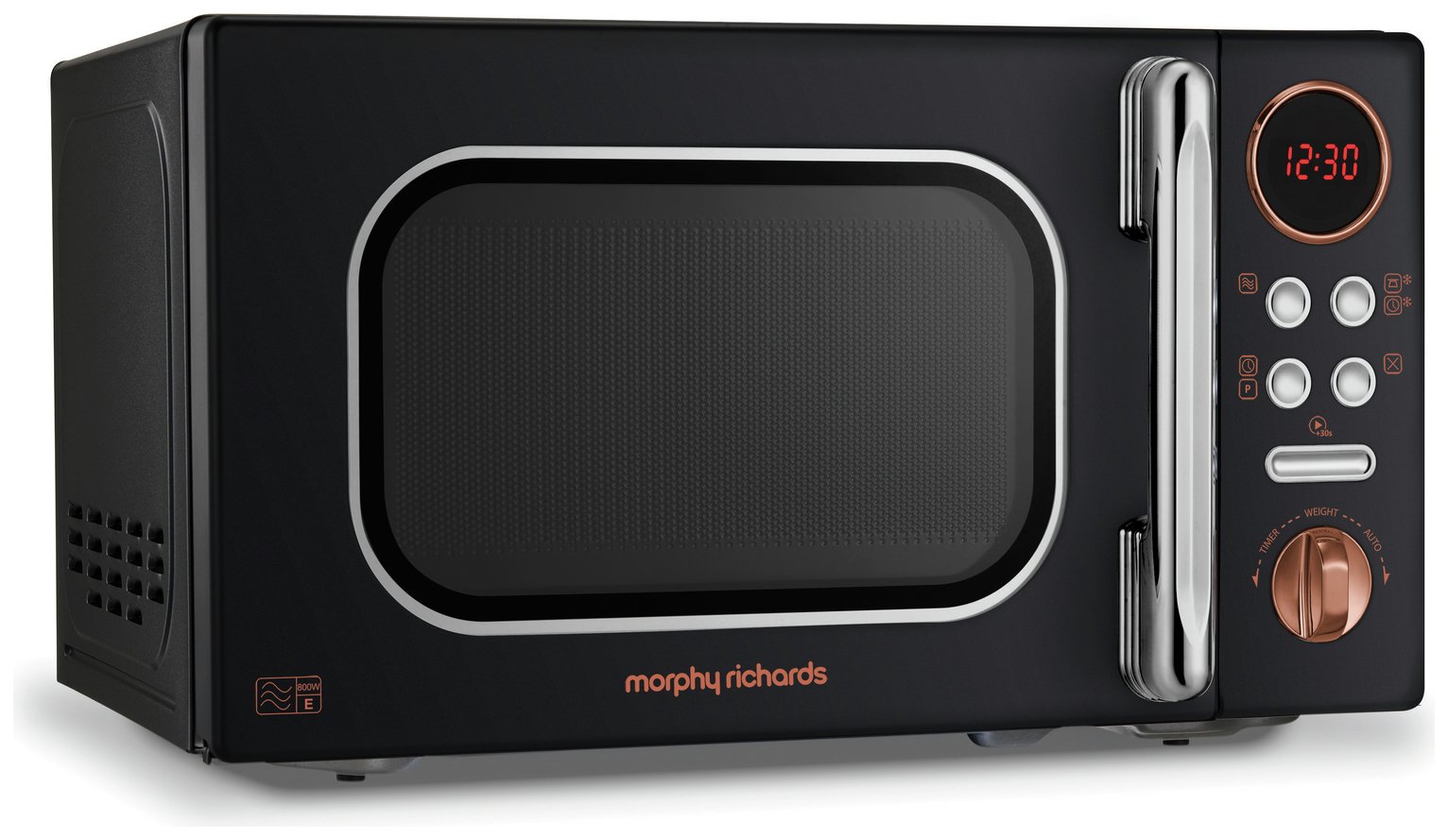 Morphy Richards 800W Standard Microwave EVO - Rose Gold