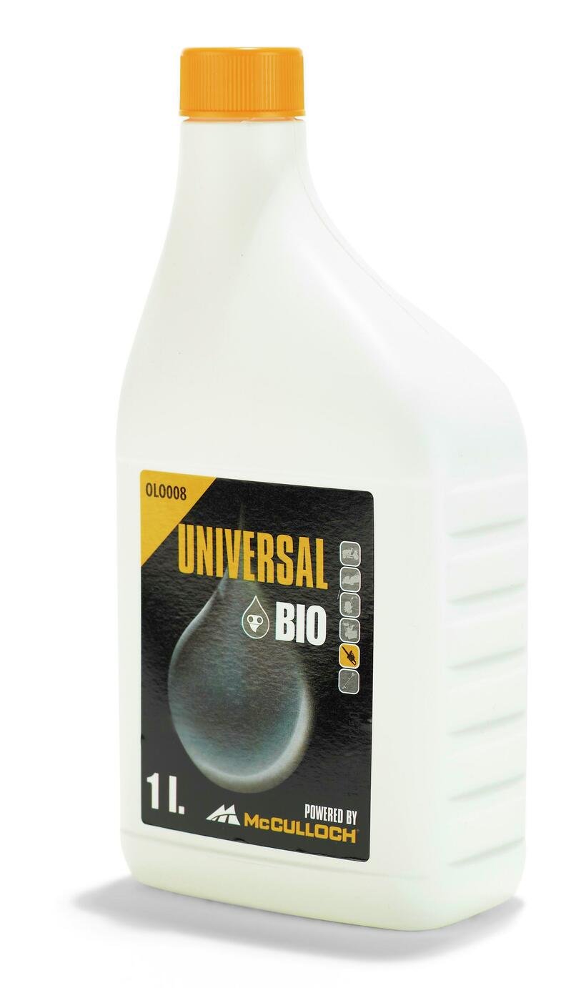 McCulloch Universal Bio Chain Oil for Chainsaw - 1 Litre