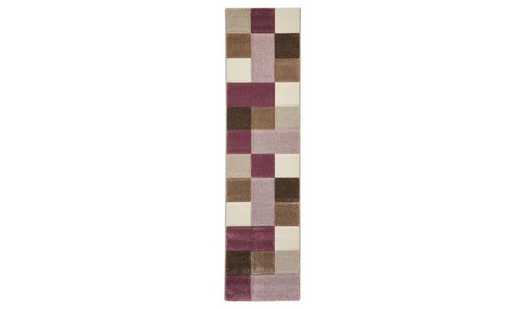 Mega Flooring Grey Handmade Geometric Rug - 60 x 230cm