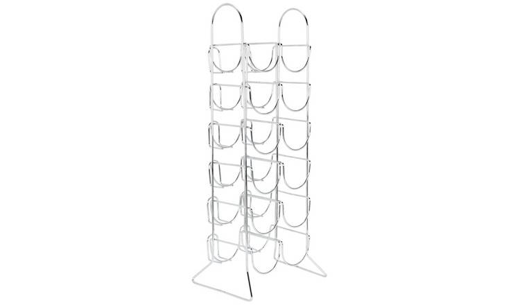 Buy Argos Home 12 Bottle Wine Rack - Chrome | Wine racks | Argos