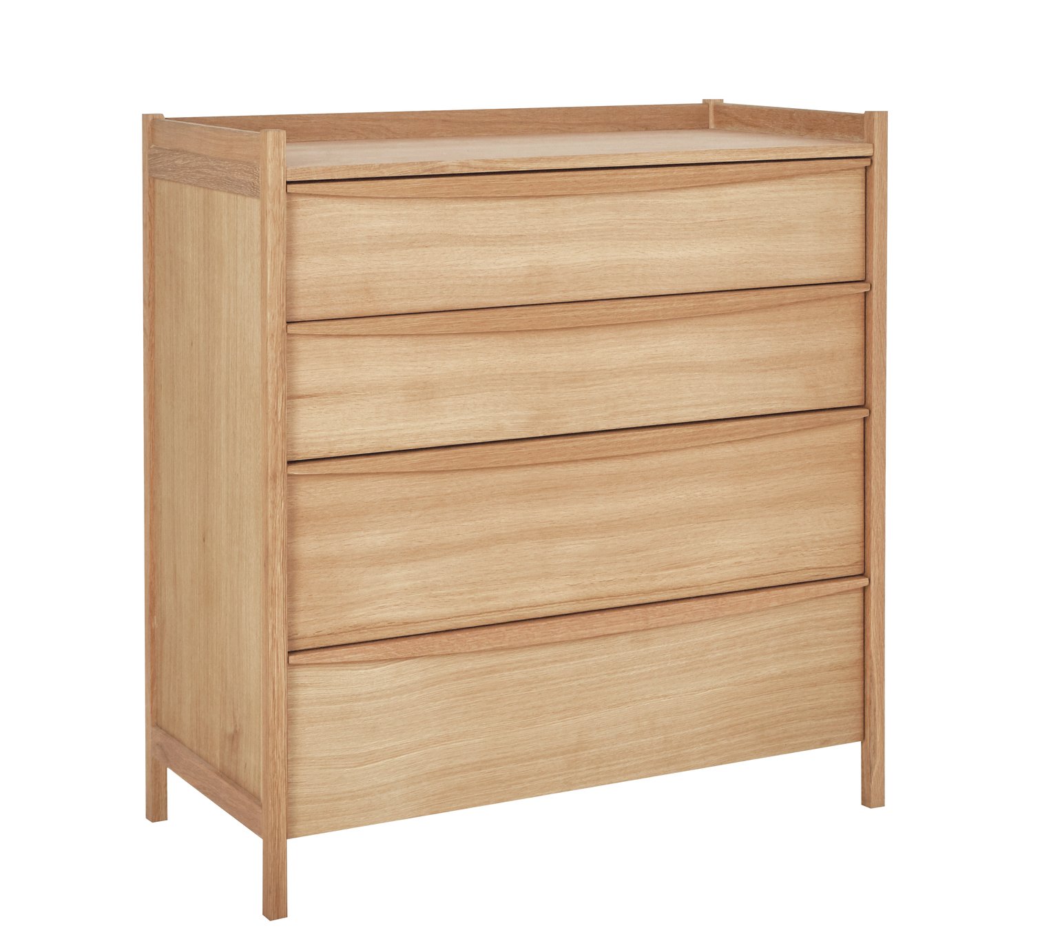 Habitat Derwent 4 Drawer Oak Chest of Drawers