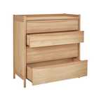 Derwent Wooden Chest Of Drawers, 4 Drawers