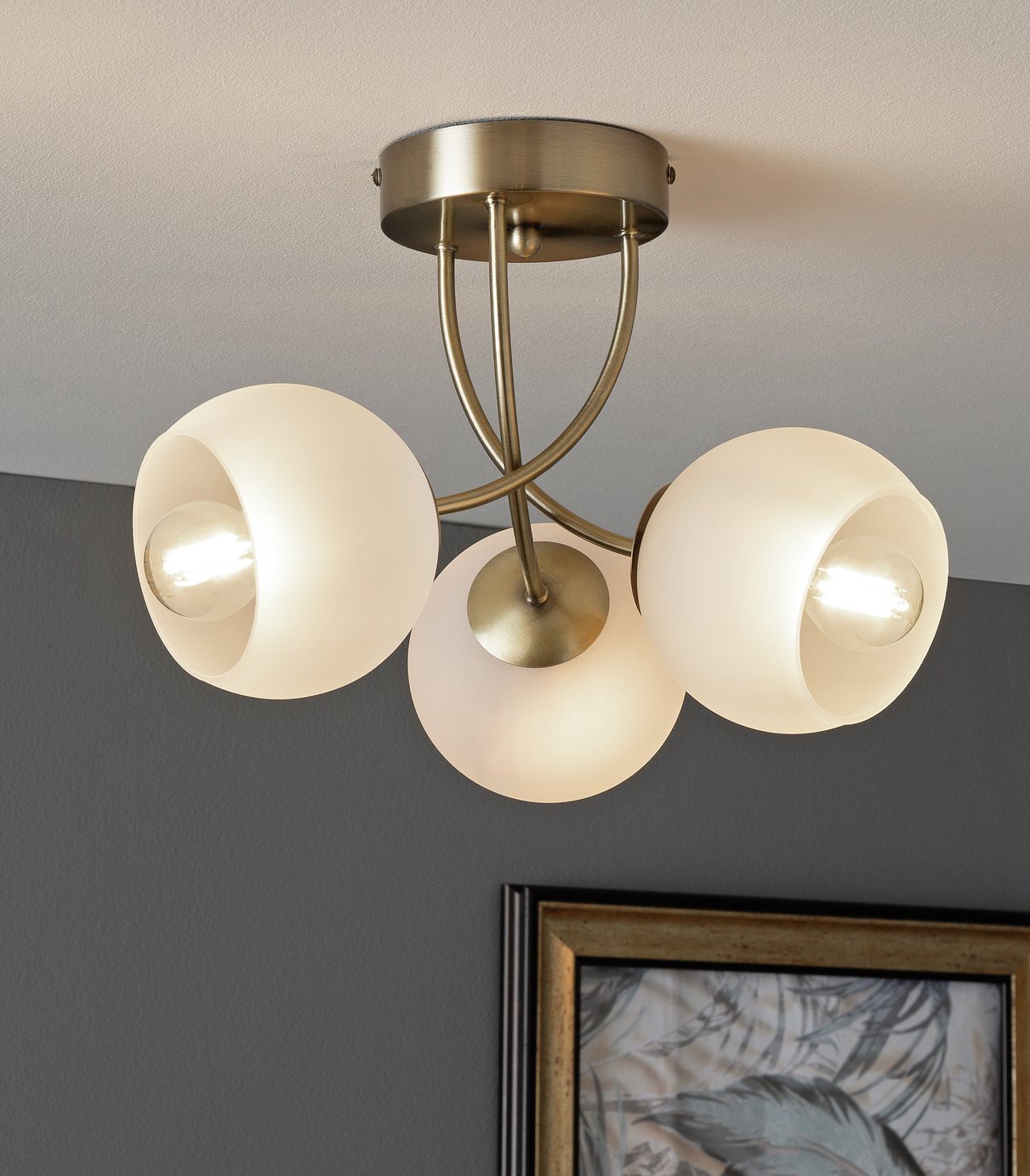 Argos Home Elsie 3 Light Ceiling Light Review