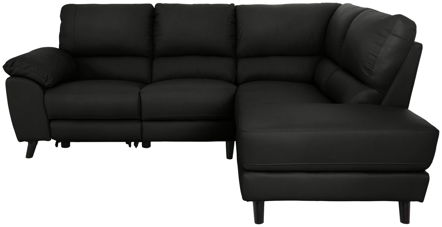 Argos Home Elliot Corner Leather Mix Recliner Sofa Reviews