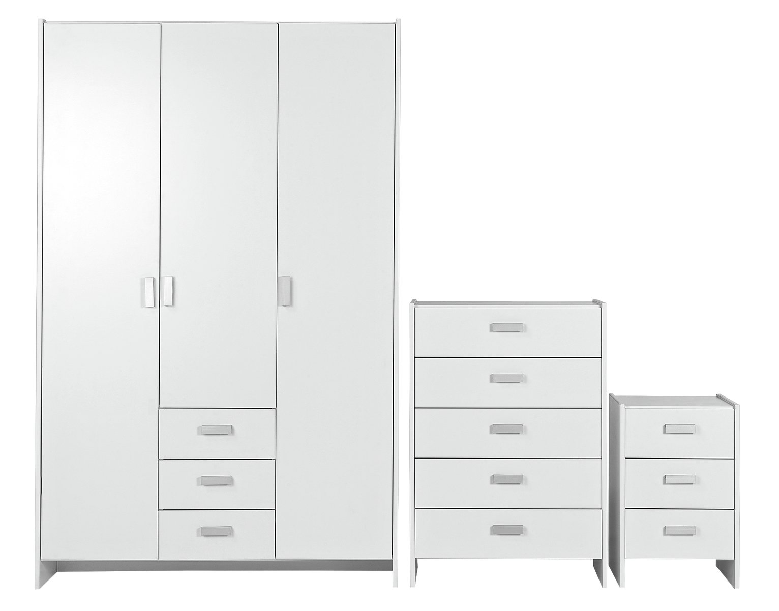 Argos Home Capella White 3 Door 3 Drawer Wardrobe Package review