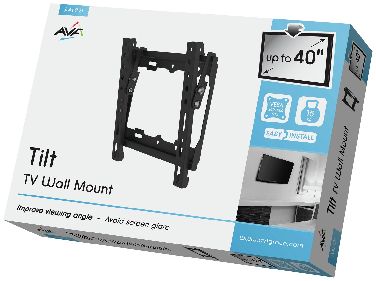 AVF Standard Tilting Up To 40 Inch TV Wall Mount Review