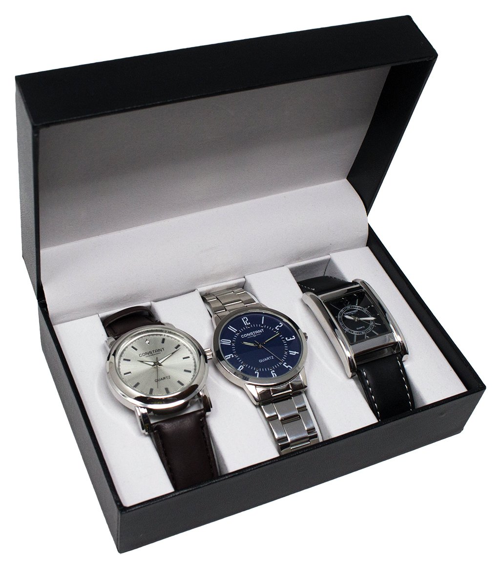 Constant Quartz Men's Set of 3 Analogue Watches Review