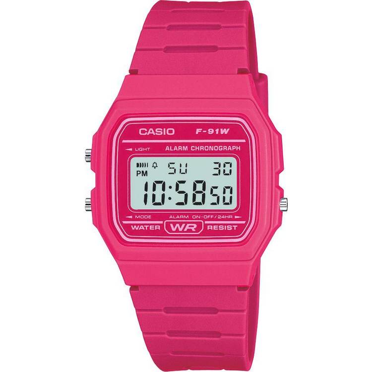 Casio Pink Resin Strap Watch 0