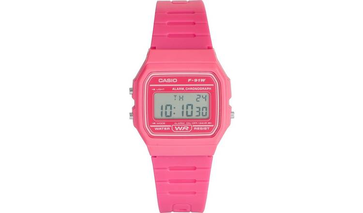 Casio women's cheap watch pink