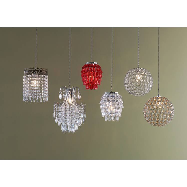 Argos Home Kirsty Beaded Easy Fit Pendant Shade - 25cm 0