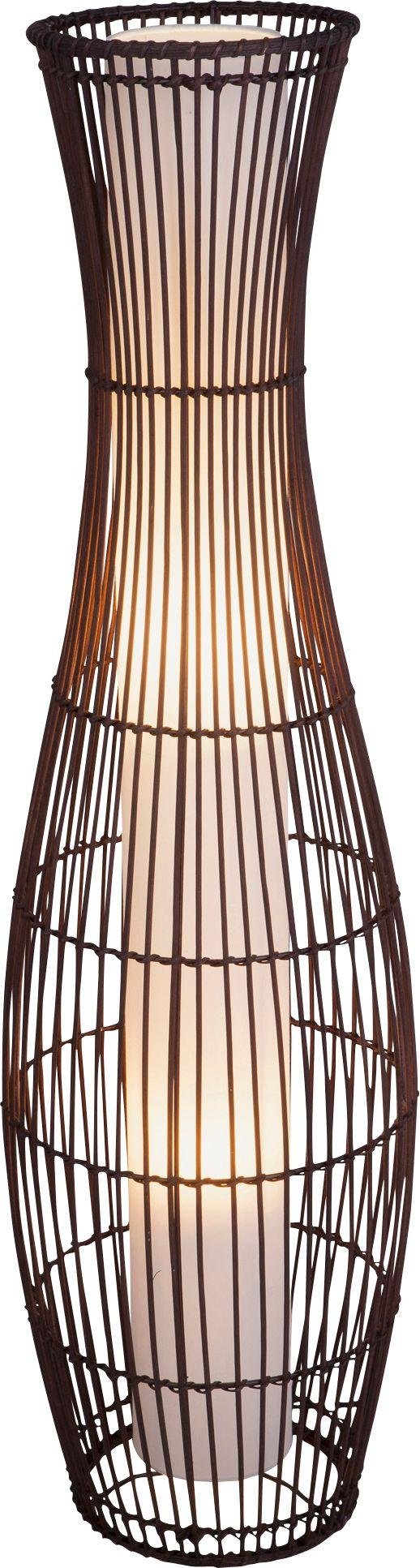 Argos Home Sirit Rattan Floor Lamp - Dark Brown