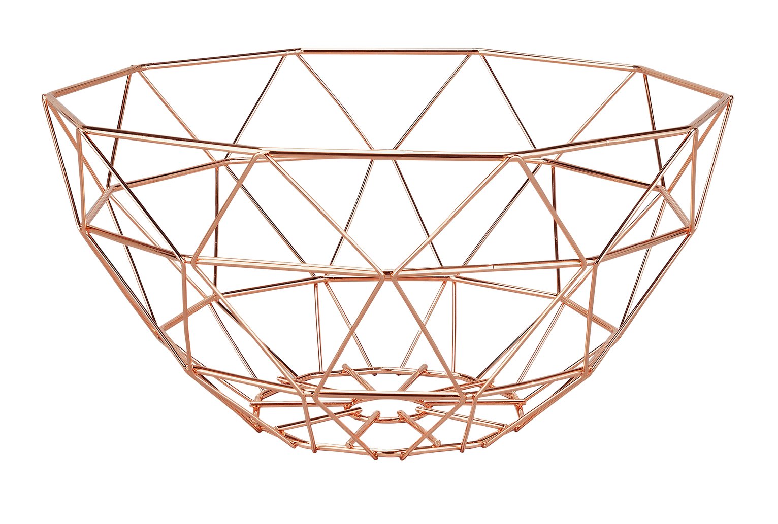 Argos Home Fruit Bowl - Rose Gold