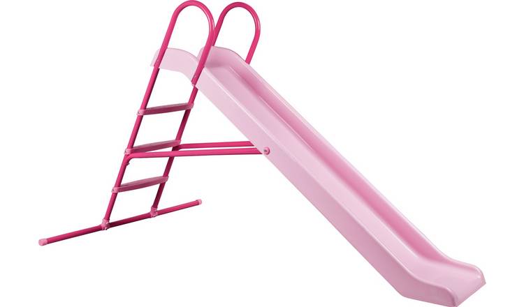 Pink best sale outdoor slide