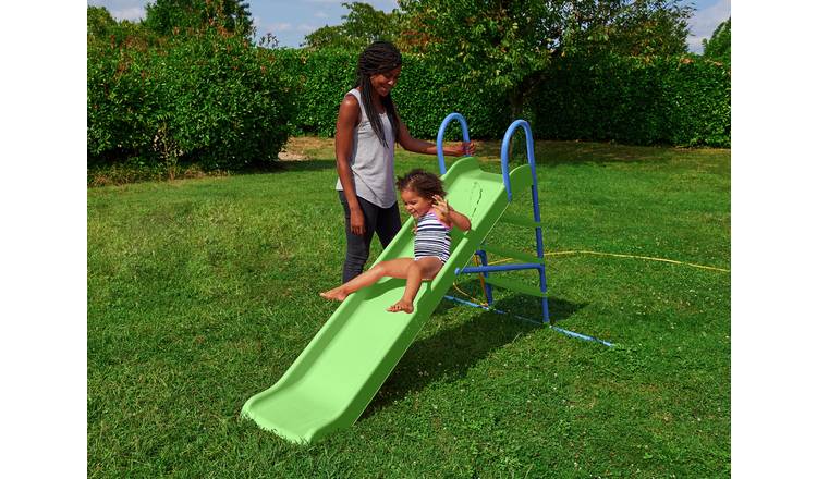 Buy Chad Valley 7ft Kids Garden Slide Green And Blue Slides Argos