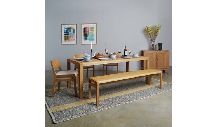 Oak 6 seater online dining table