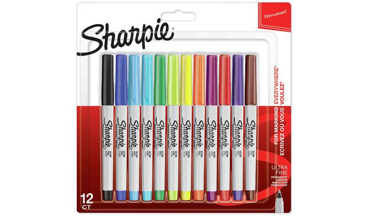 Sharpie Color Burst Permanent Marker, Ultra Fine, Assorted - 5 markers