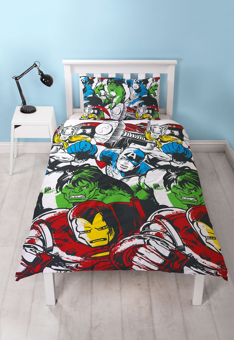 Disney Marvel Comics Squad Bedding Set - Single